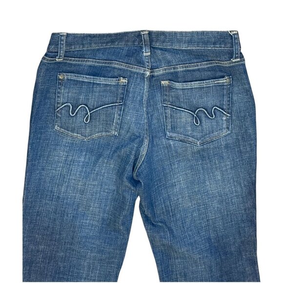 Mossimo Dark Blue Straight-Leg Jeans Size 6 - Picture 4 of 12